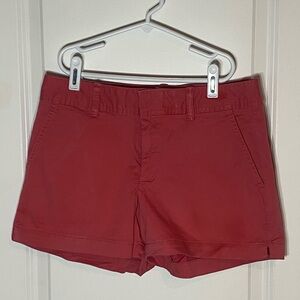 GAP Women's Vibrant Light Red/Salmon Shorts